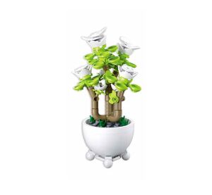Sluban Flowers M38-B1075D Tropische Pflanze im Blumentopf